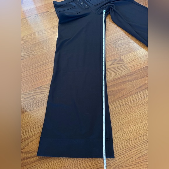 Halara Black Wide-Leg Pull on Medium Pants. - Picture 3 of 6